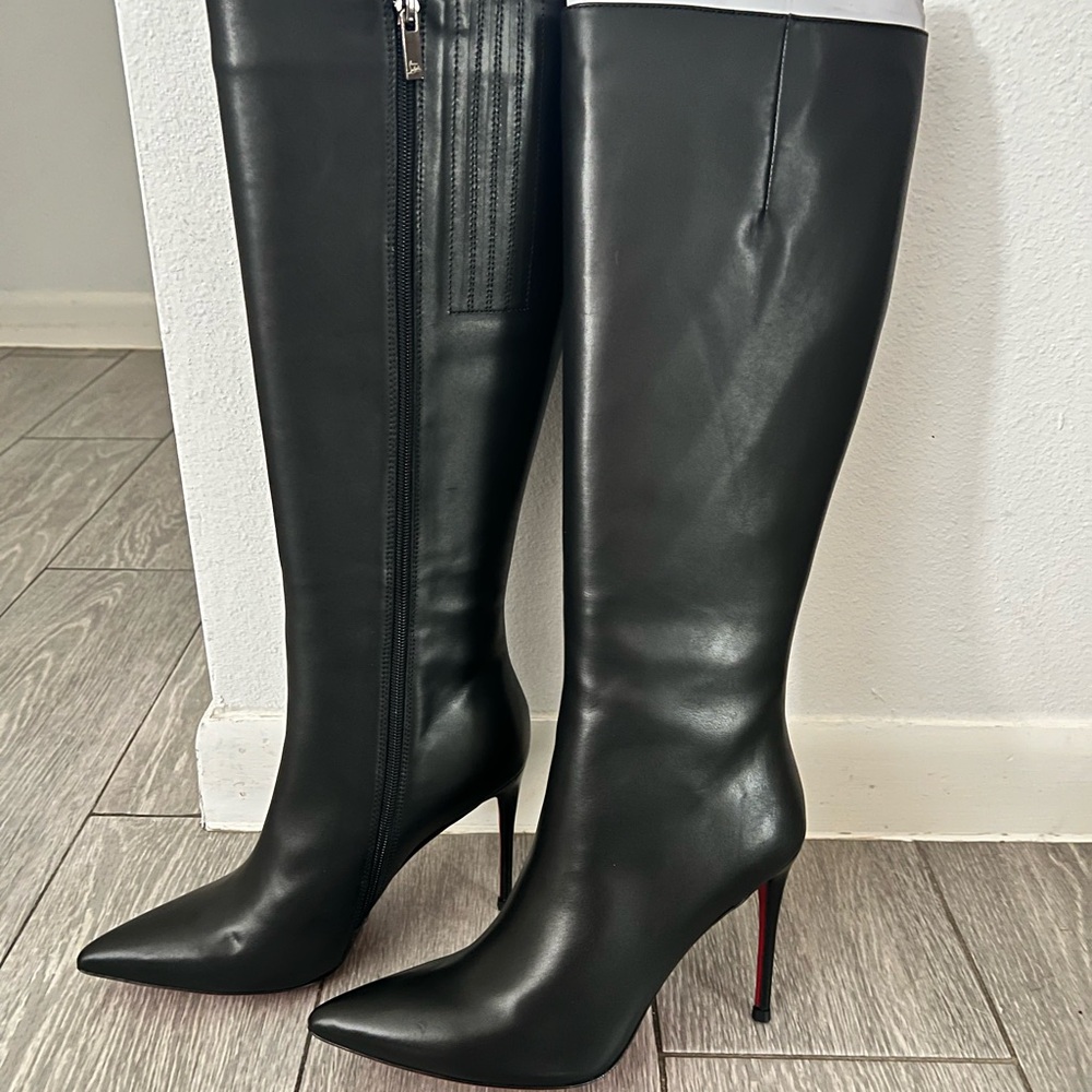 Christian Louboutin Black Heeled Boots